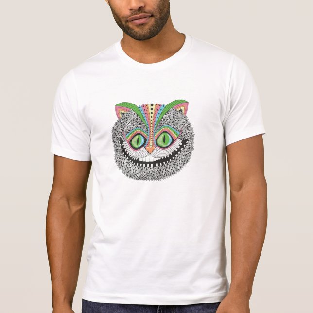 Camiseta Gato psicodélico de Cheshire (Anverso)