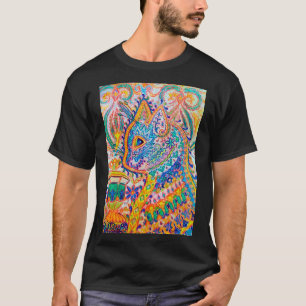 Camiseta Gato psicodélico, Louis Wain