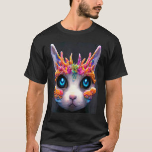 Camiseta Gato Punk Cyborg Hombres Mujeres Niños Niñas 4