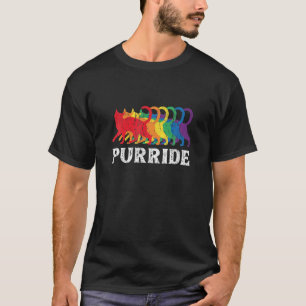 Camiseta Gato Purride Gatitos angustiados Gays Orgullo Gay