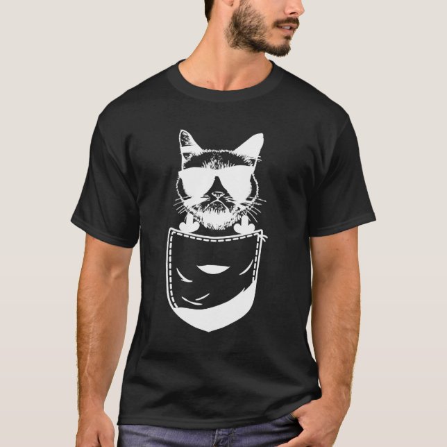 Camiseta Gato que cae de un meme animal: ¡Gatito sarcástico (Anverso)
