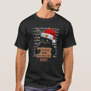 Camiseta Gato que derribó el árbol de Navidad