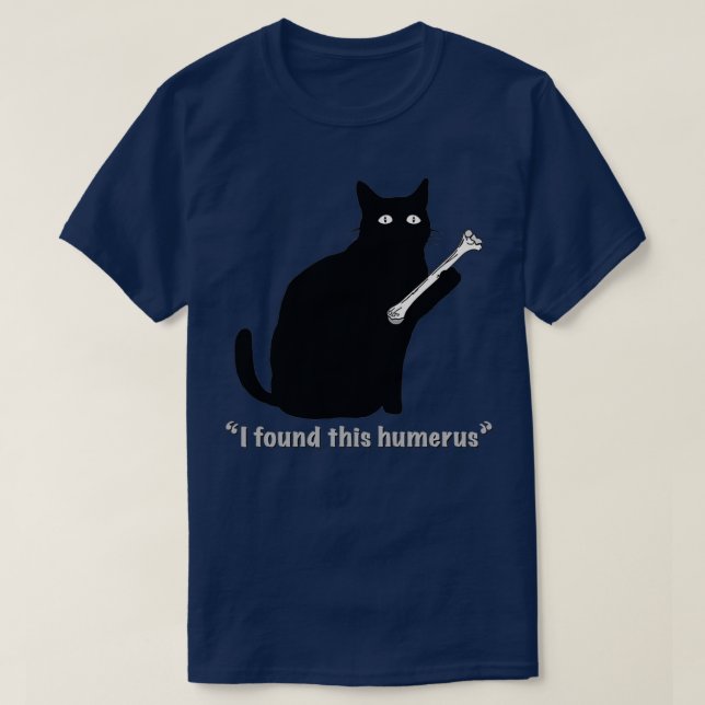 Camiseta Gato que encontré este humero en el humero de Moto (Diseño del anverso)