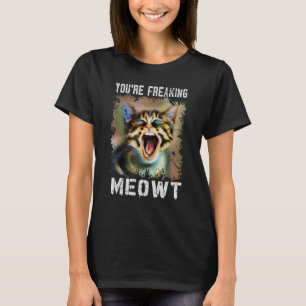 Camiseta Gato que estás frenando el meme de Meowt Vintage C