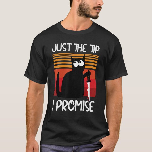 Camiseta Gato Qué Gato Asesino Con Cuchillo Halloween Costu (Anverso)