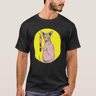 Camiseta Gato qué gato asustado - gato negro. Declaraciones