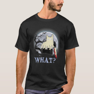 Camiseta Gato Qué Gracioso Gato De Halloween Disfrazado De
