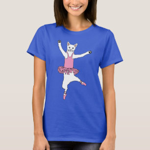 Camiseta Gato que hace ballet