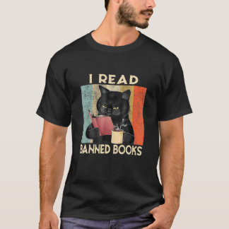 Camiseta Gato Que Leí Libros Prohibidos Libros Lecturas De 