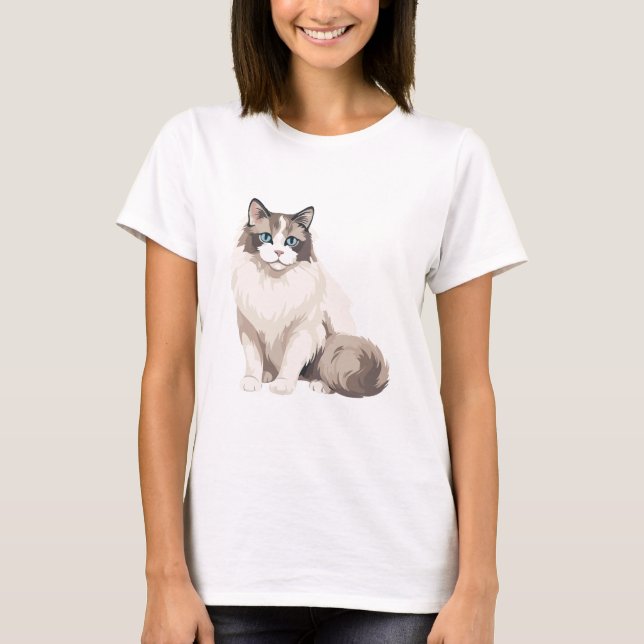Camiseta Gato Ragdoll (Anverso)