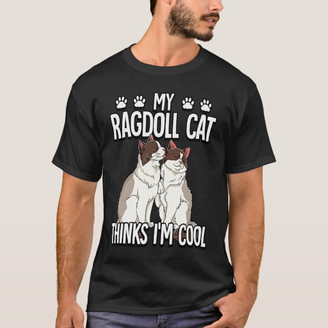 Camiseta Gato Ragdoll  9 (Anverso)
