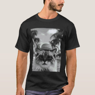 Camiseta Gato Ragdoll Divertido Selfie Gato Vacaciones de V