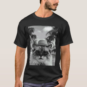 Camiseta Gato Ragdoll Divertido Selfie Gato Vacaciones de V