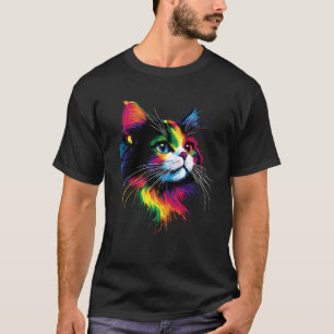 Camiseta Gato Ragdoll Mamá Gatito Miau Gatos Ragdoll Lindos