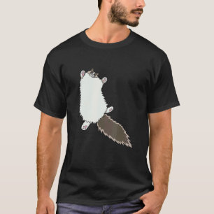 Camiseta Gato Ragdoll Sploot Estiramiento