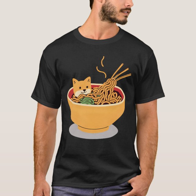 Camiseta Gato ramen (Anverso)