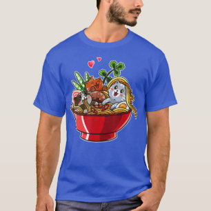 Camiseta Gato Ramen fideos Kawaii Gato Otaku Gato japonés 