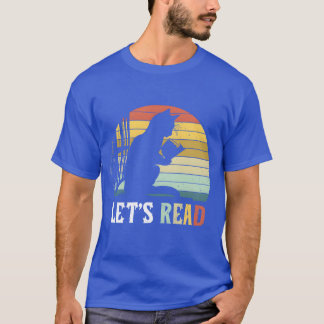 Camiseta Gato ratón de biblioteca deja leer divertido gato 