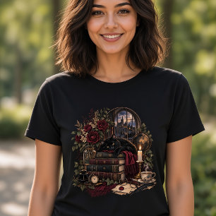Camiseta Gato Ratón de Libros de Academia Oscura