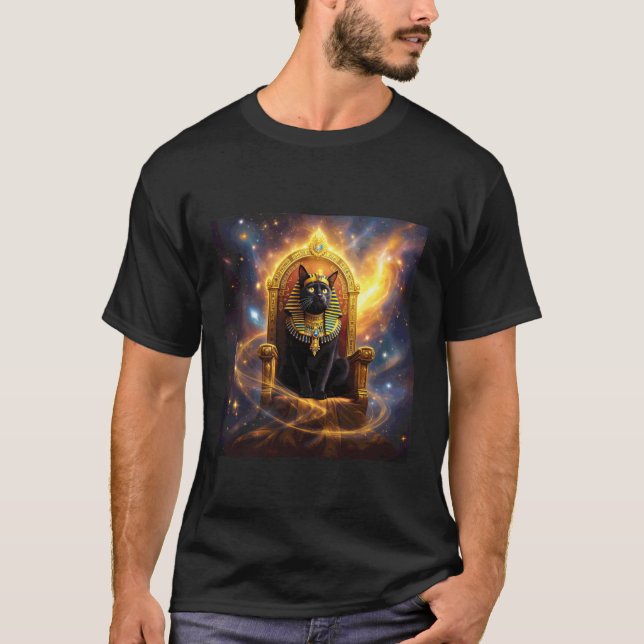 Camiseta Gato Real Fantasía Faraón (Anverso)
