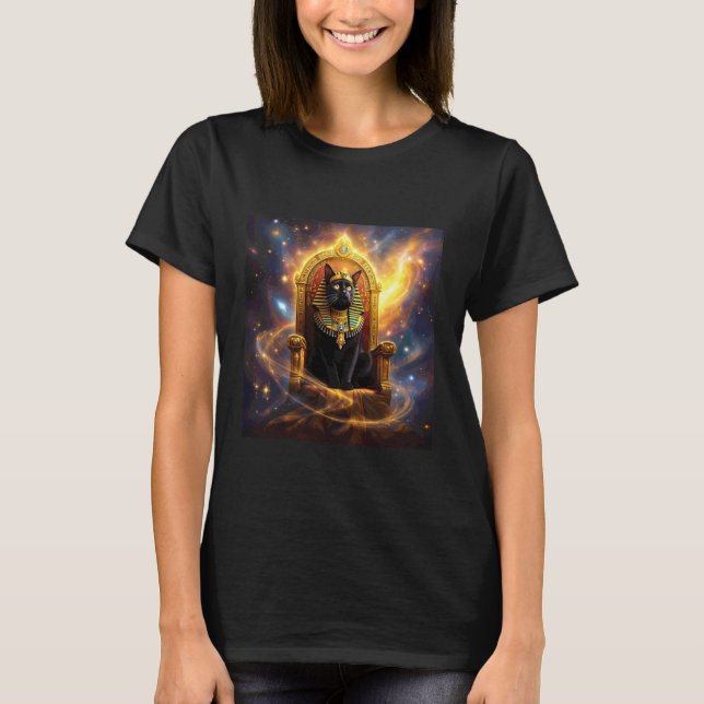 Camiseta Gato Real Fantasía Faraón (Anverso)