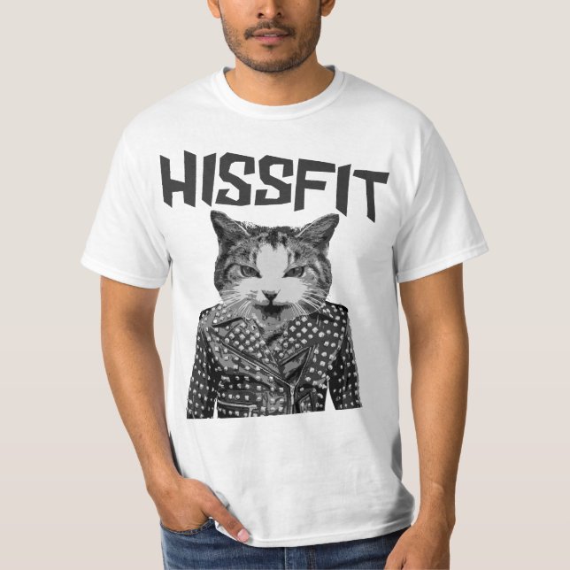 Camiseta Gato rebelde del gatito de la cosa mal encajada de (Anverso)