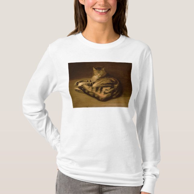 Camiseta Gato reclinado, 1898 (Anverso)