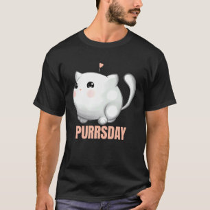 Camiseta Gato regordete enamorado en Purrsday