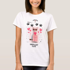 Camiseta Gato Relajado | Tee Gráfico de Gatito Gen