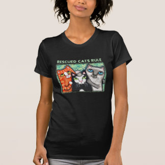 Camiseta Gato rescatado/del refugio