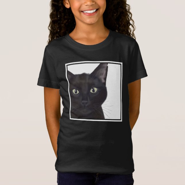 Camiseta Gato, retrato de Gus (Anverso)