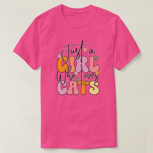 Camiseta Gato retro 3 (Diseño del anverso)