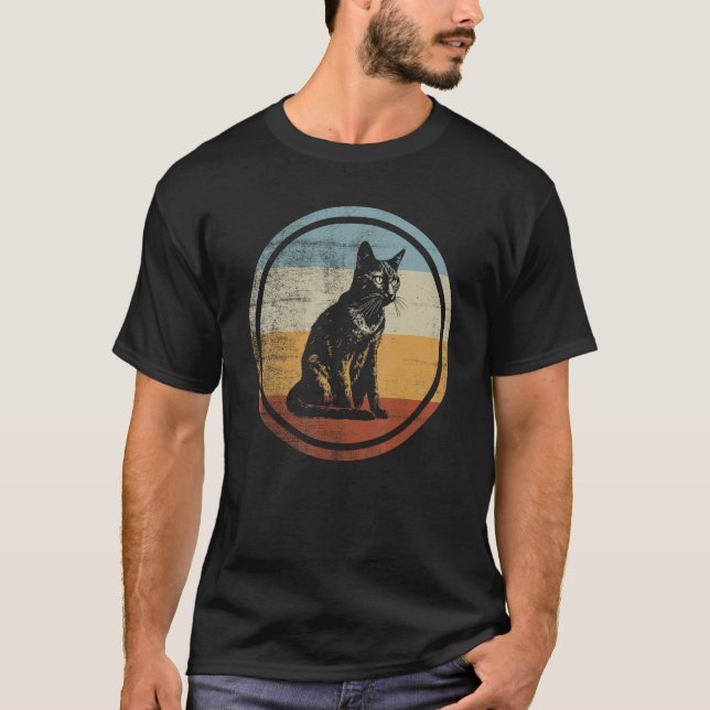 Camiseta Gato Retro Antiguo Pixiebob Pixie Bob 1 (Anverso)