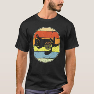 Camiseta Gato Retro Gato Antiguo Silueta Gatito Animal 6