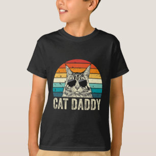Camiseta Gato Retro Papá Vintage Maine Coon Distinguido