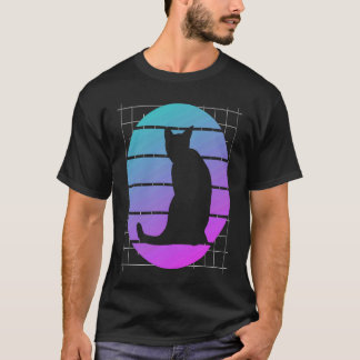 Camiseta Gato Retro Singapura