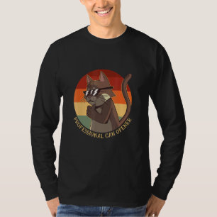 Camiseta Gato Retro Sunset - Tigres domésticos Animal