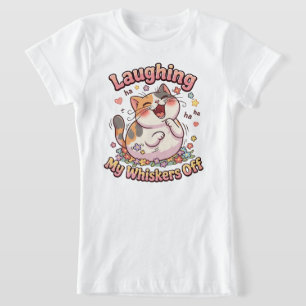 Camiseta Gato Risueño se Quita los Bigotes