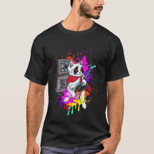 Camiseta Gato Rock 'n' Roll