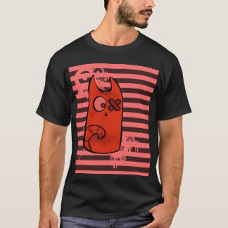 Camiseta Gato rojo