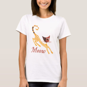 Camiseta Gato rojo divertido