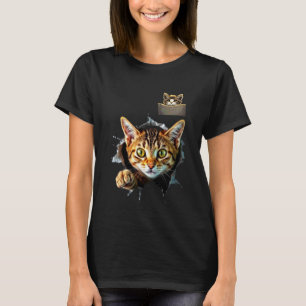 Camiseta Gato Roto Ropa Gatito Gatita Niños y Niñas