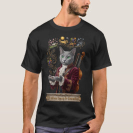 Camiseta Gato Russian Blue Vivaldi: Un Legado Vibrante