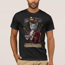 Camiseta Gato Russian Blue Vivaldi: Un Legado Vibrante