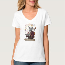 Camiseta Gato Russian Blue Vivaldi: Una Legado Vibrante