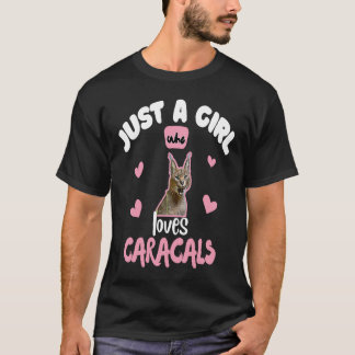 Camiseta Gato Salvaje Caracal Bebe Cachorro Hombres Mujeres