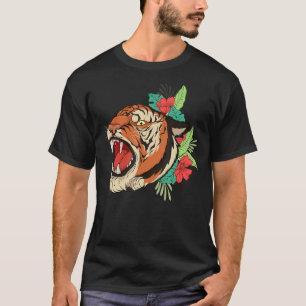 Camiseta Gato salvaje de animal de jungla depredador tira t