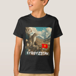 Camiseta Gato Salvaje De Kirguistán Con Traje De Vista Natu