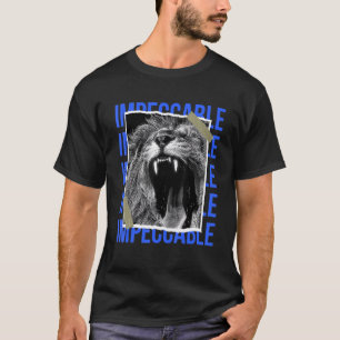 Camiseta Gato salvaje de león colorido animal rey jungla Mo