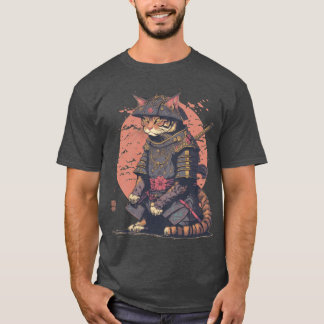 Camiseta Gato Samurái